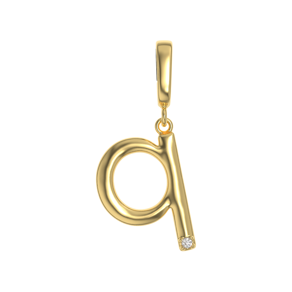 Crystal Letter Charms