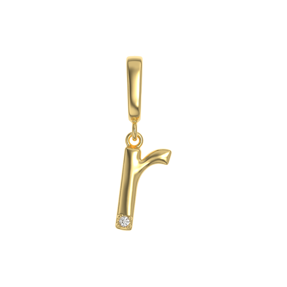 Crystal Letter Charms