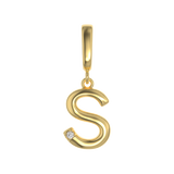 Crystal Letter Charms