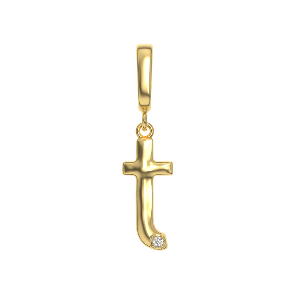 Crystal Letter Charms