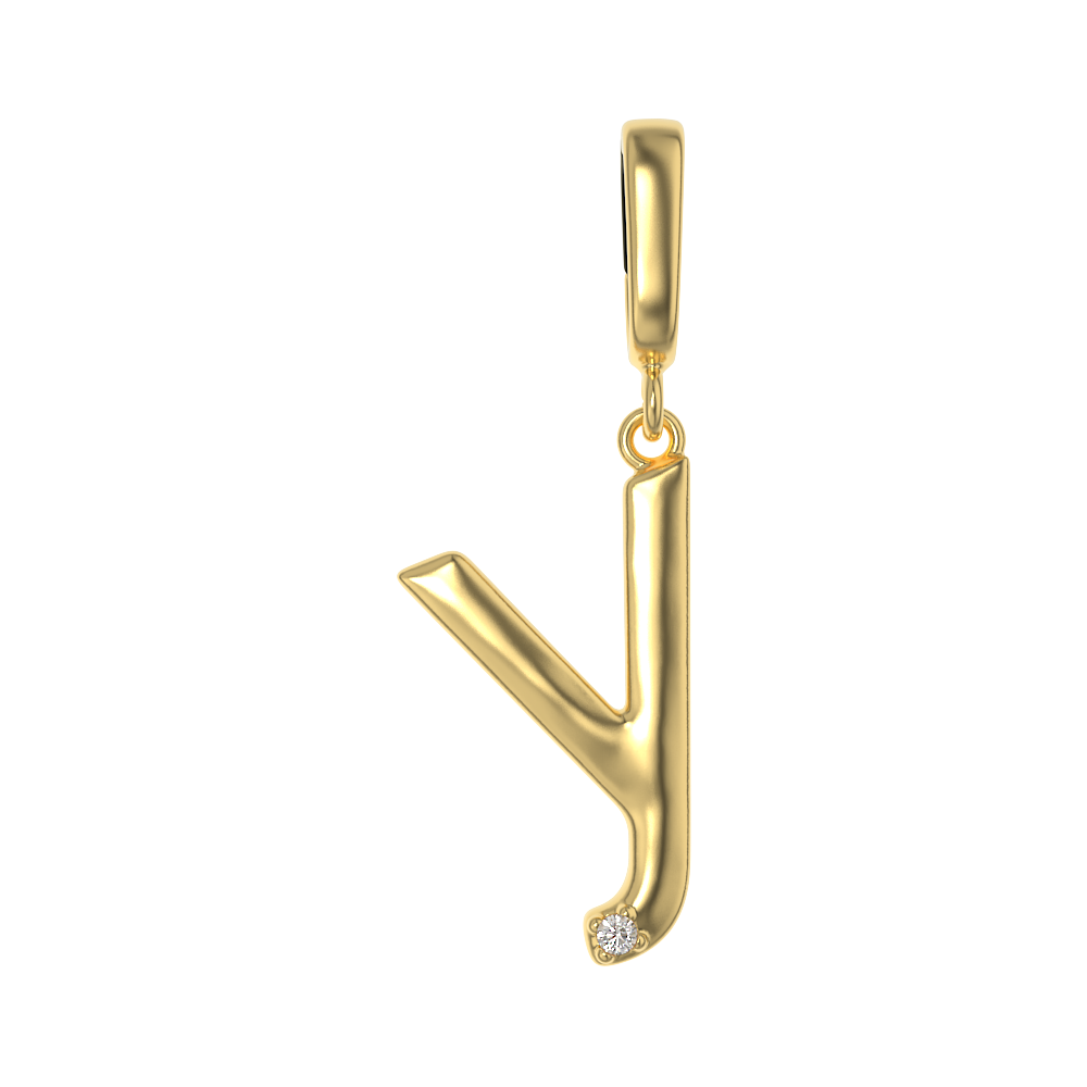 Crystal Letter Charms
