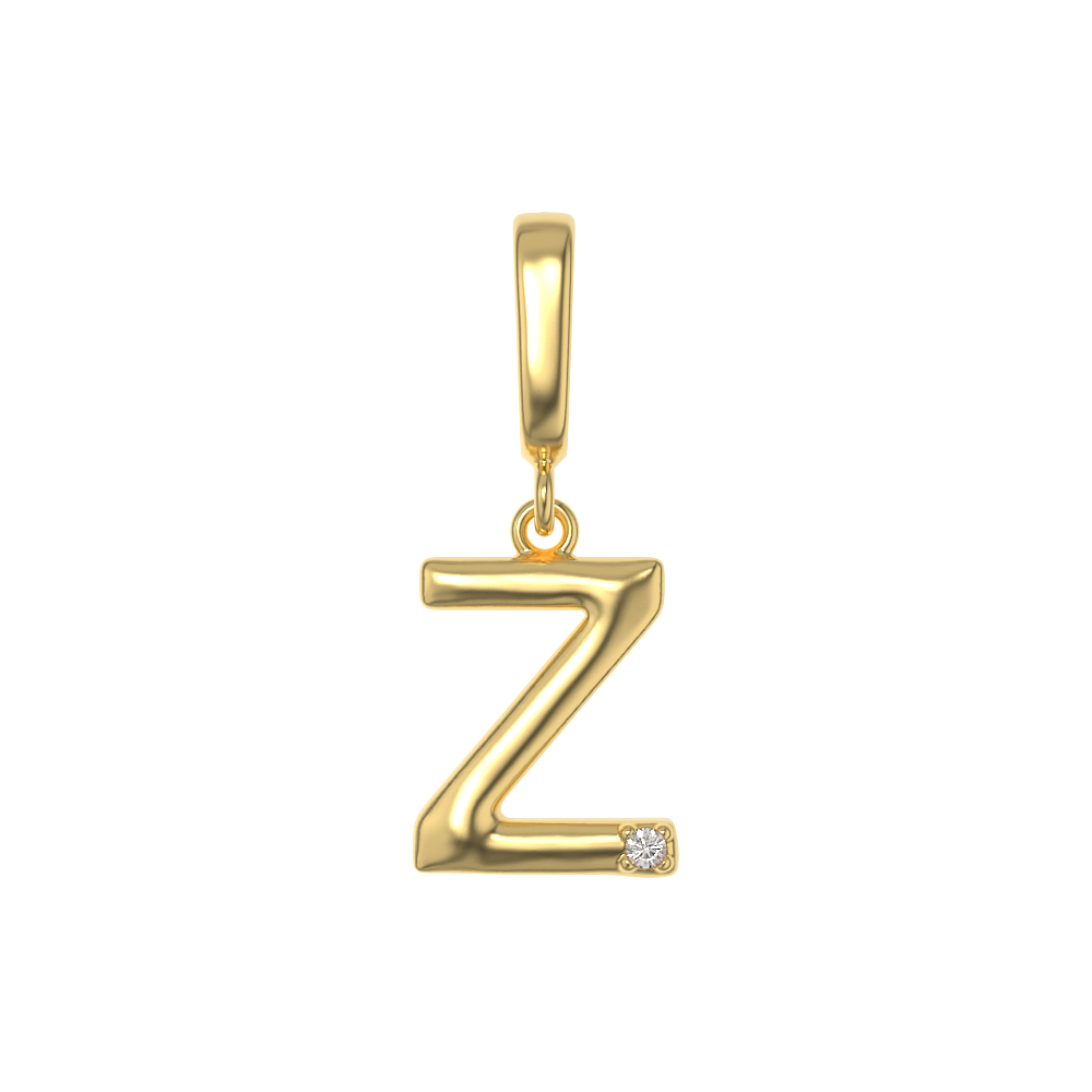 Crystal Letter Charms