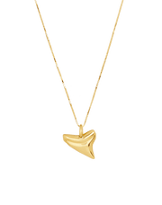 Solid Gold Jaws Necklace