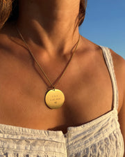 Large Disc Necklace