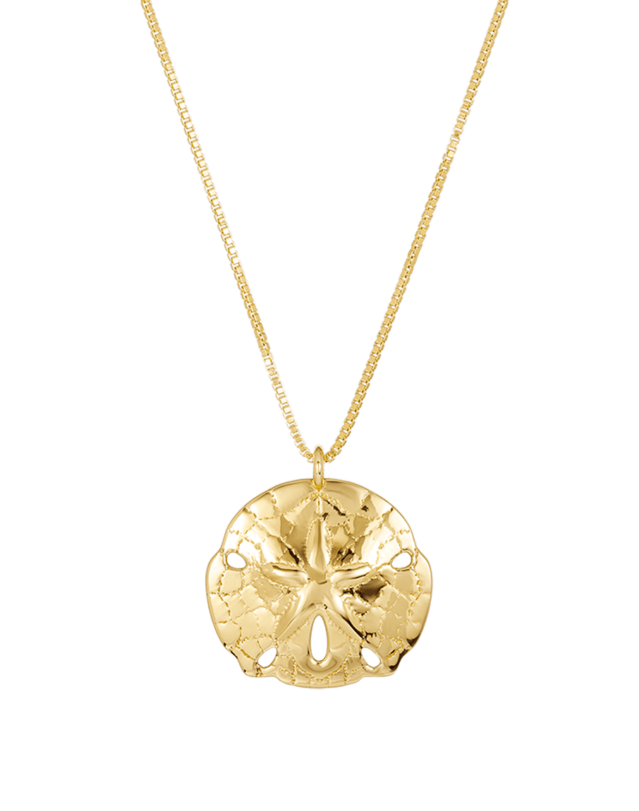 Gold sand 2025 dollar necklace