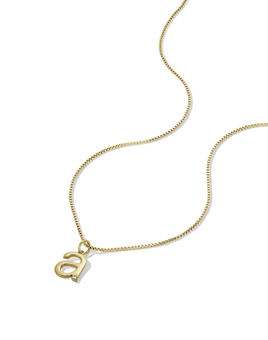 Crystal Letter Necklace