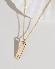 Initial Tag Necklace