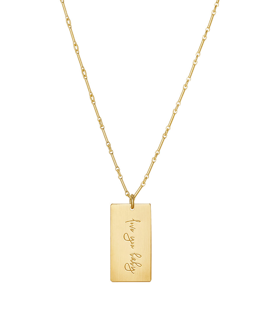 Trois Name Necklace – Baby Gold