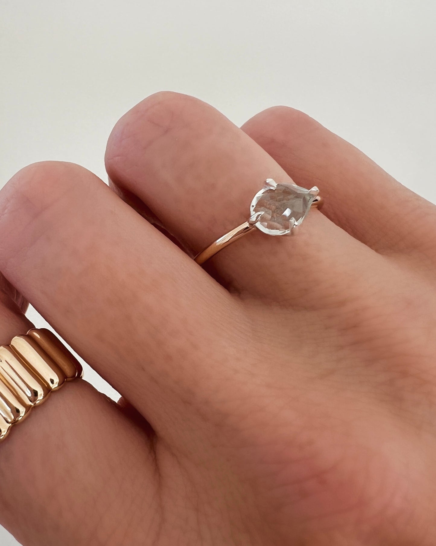 Pear Talon Ring