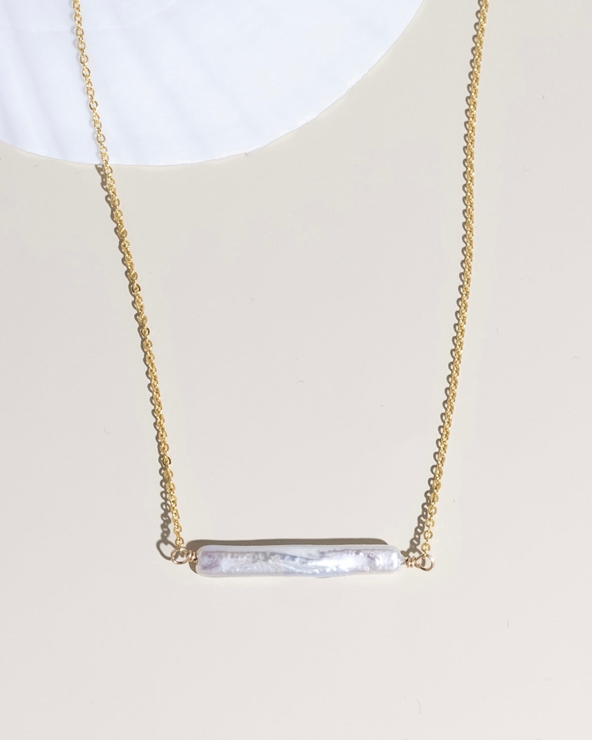 Pearl Bar Necklace