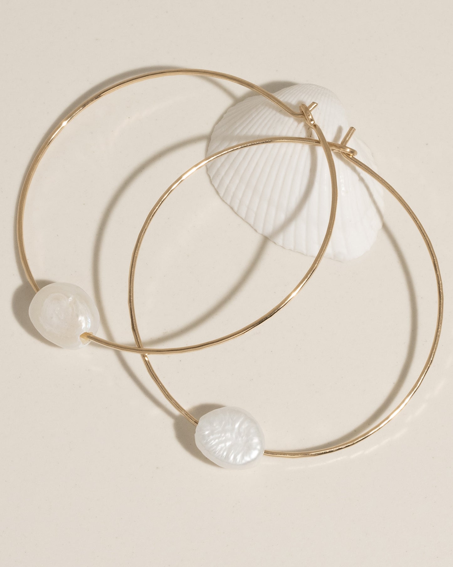 Pearl Hoops