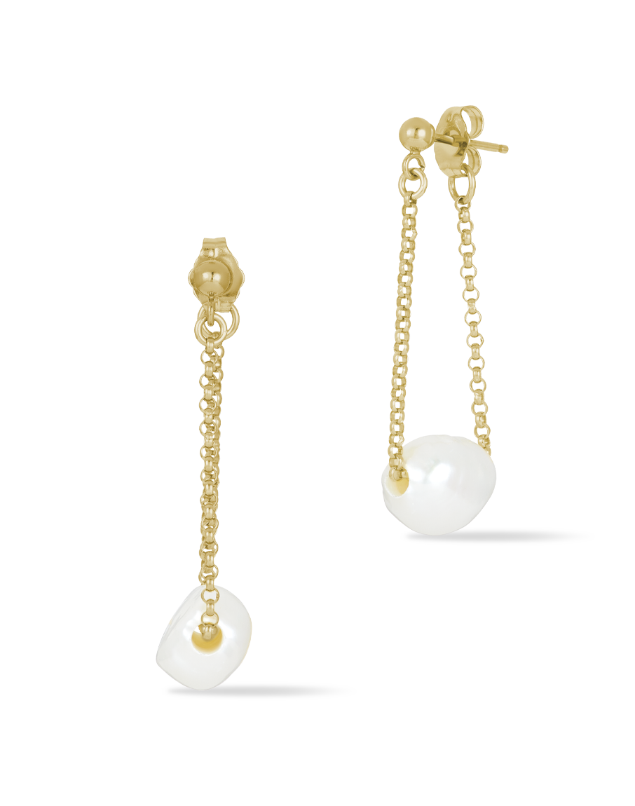 Pearl Chain Studs