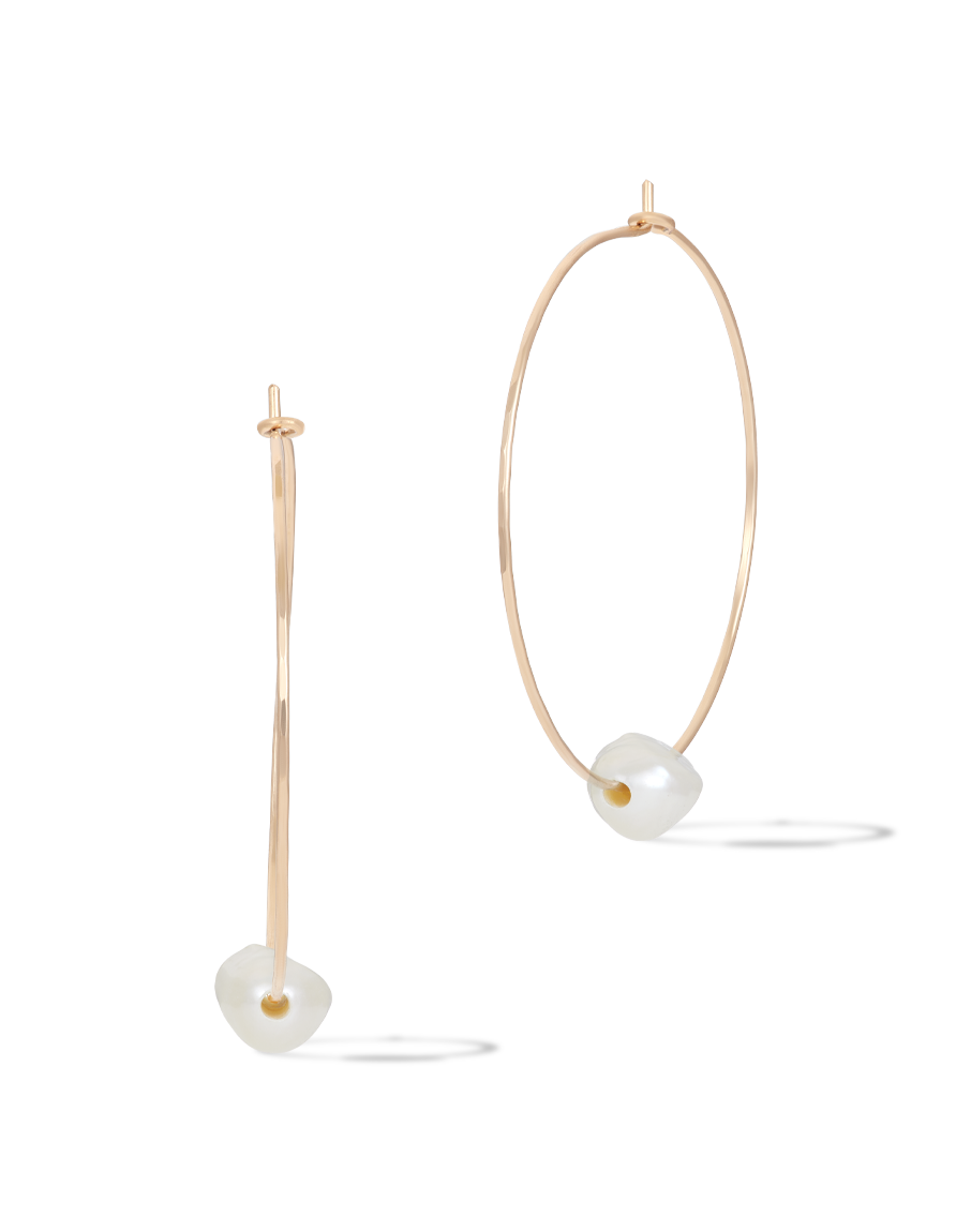 Pearl Hoops