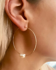 Pearl Hoops