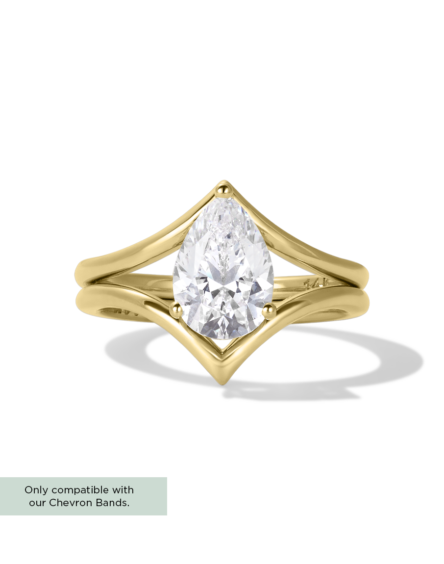 Pear Nesting Diamond Ring