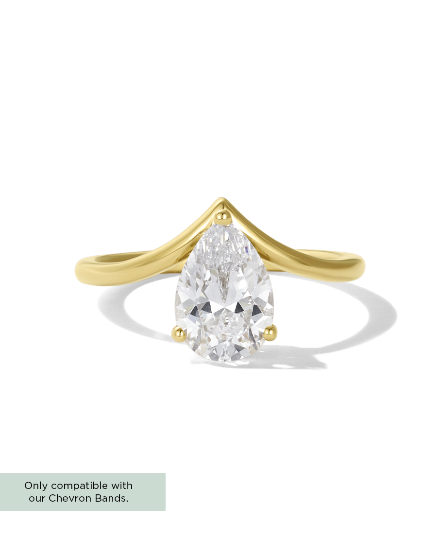 Pear Nesting Diamond Ring