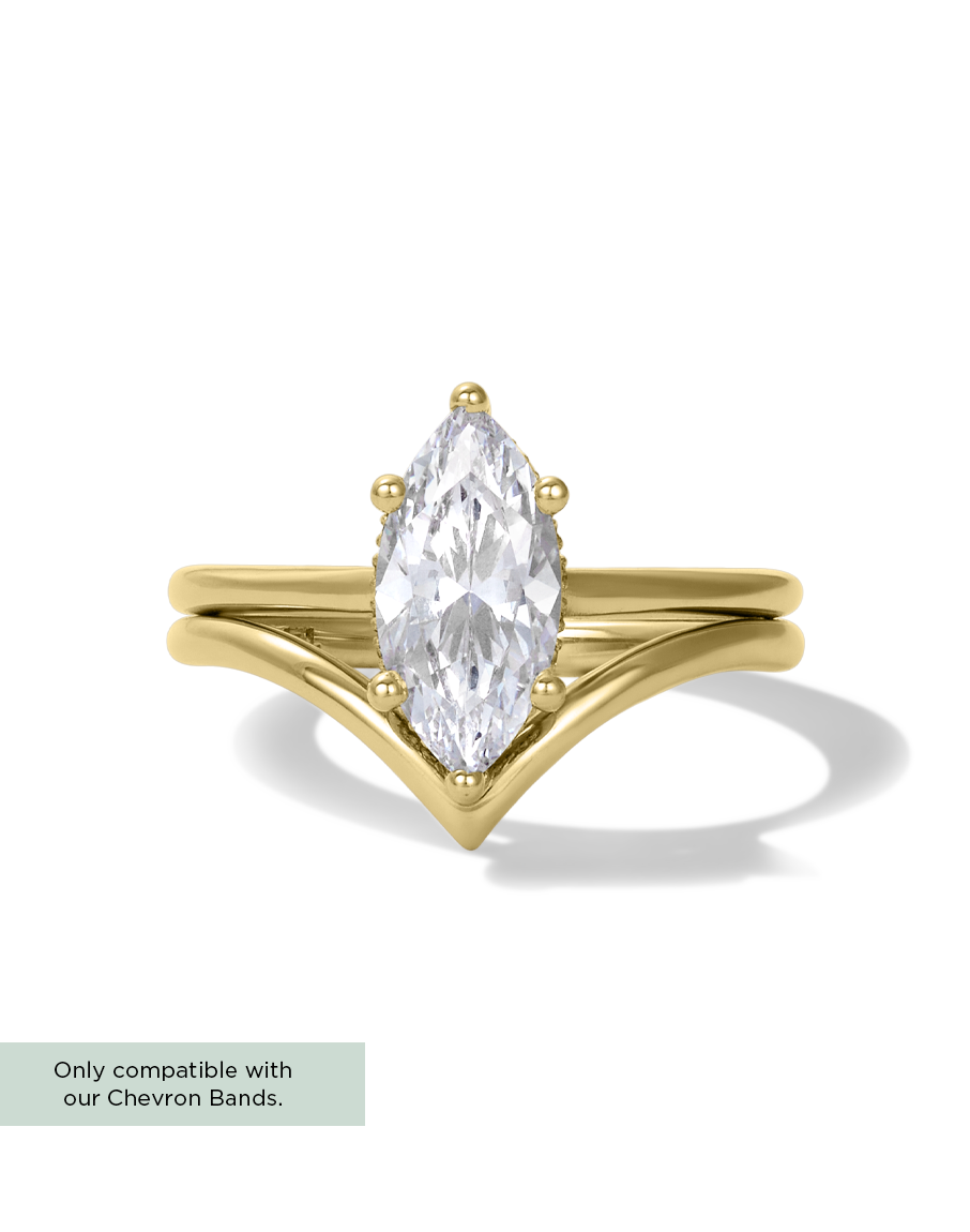 Marquise Halo Diamond Ring