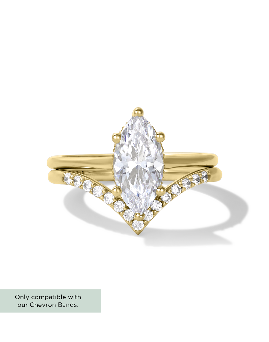 Marquise Halo Diamond Ring