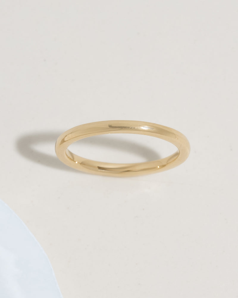 Solid Gold Pure Stacking Ring