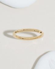 Solid Gold Thick Stacking Ring