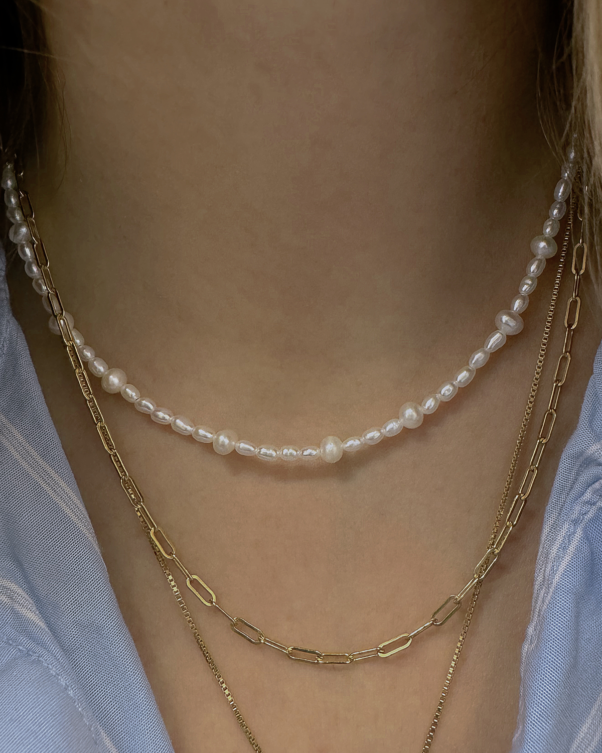 Tiny Pearl Necklace