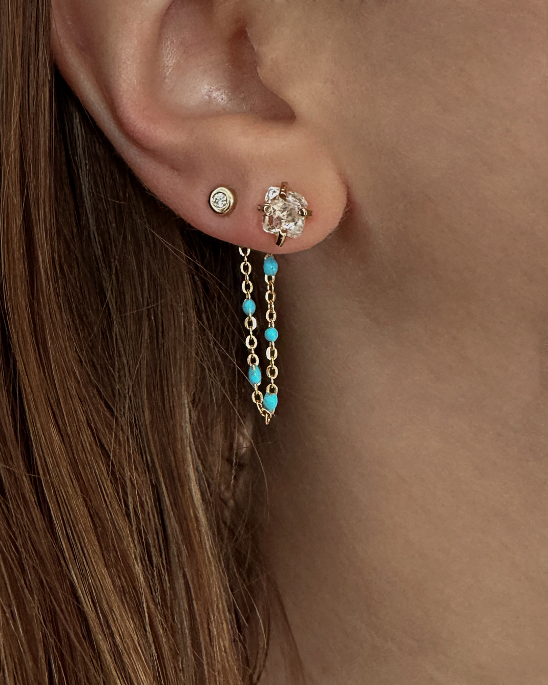 Turquoise Earring Chains