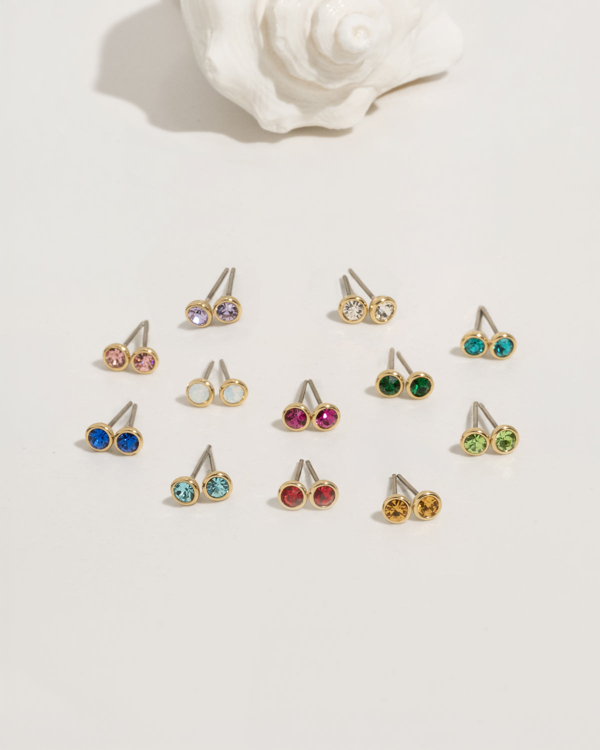 Birthstone Studs