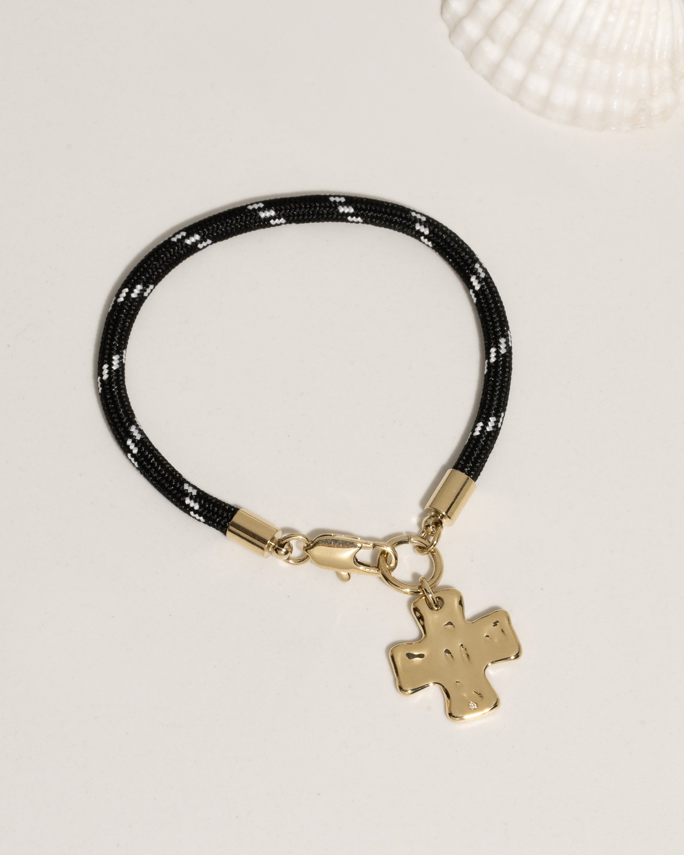 Chunky Cross Cord Bracelet