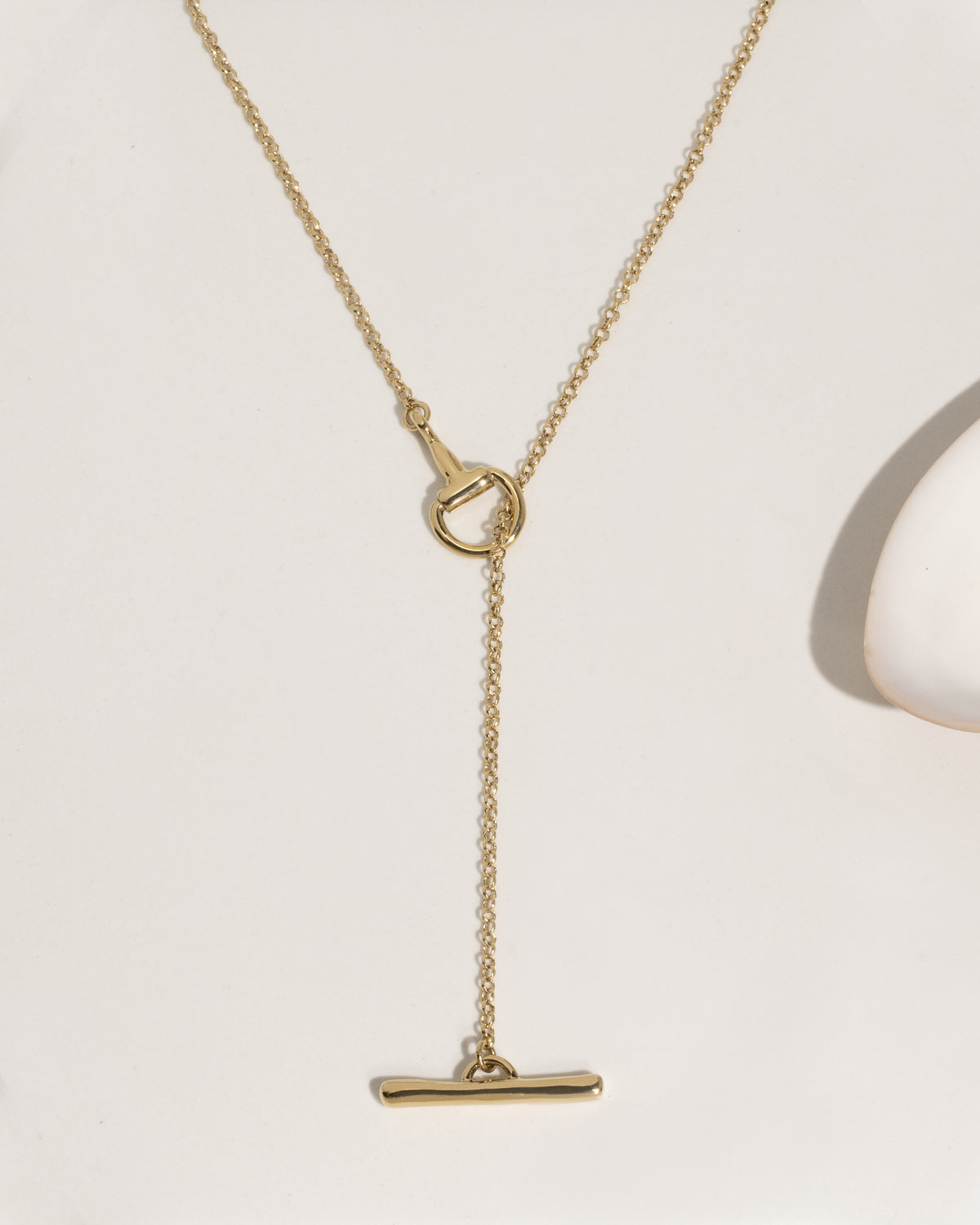 Horse Bit Lariat Necklace