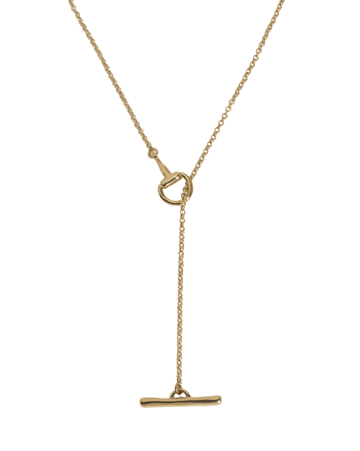 Horse Bit Lariat Necklace