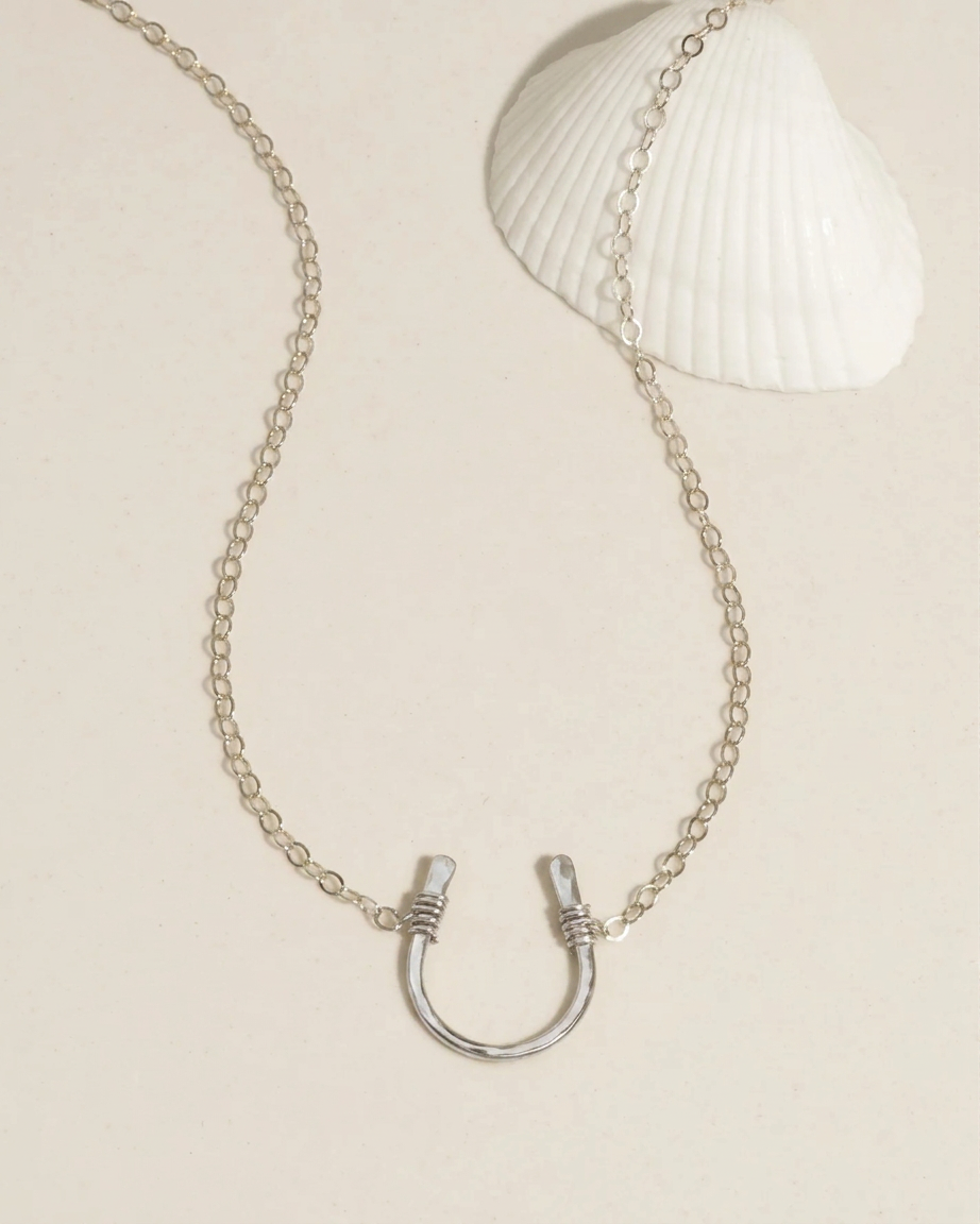 Itty Bitty Horseshoe Necklace