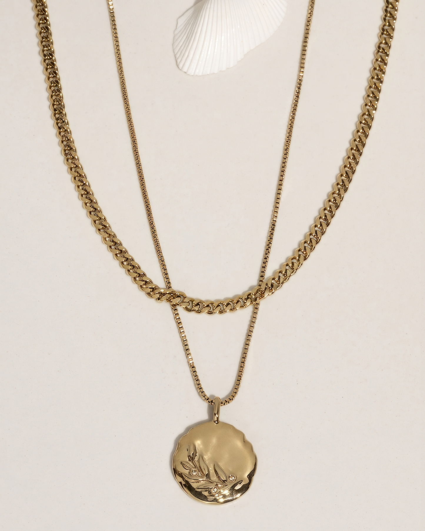 Olive Layered Necklace