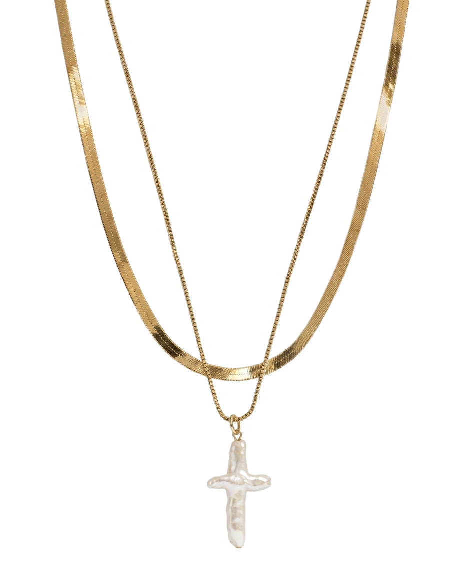 james-michelle-pearl-cross-layered-necklace-gold-pearl-transparent