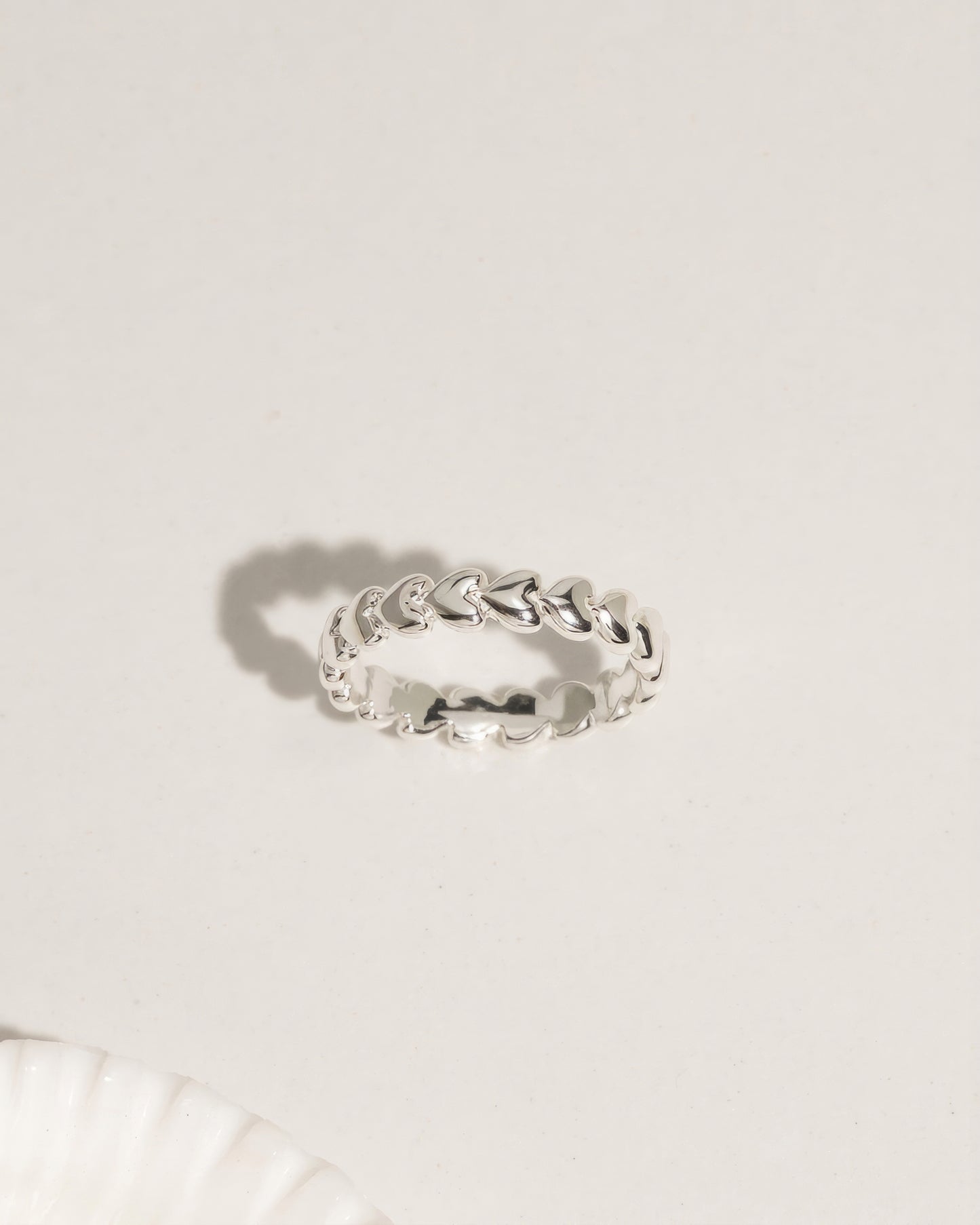 Tiny Heart Ring Set