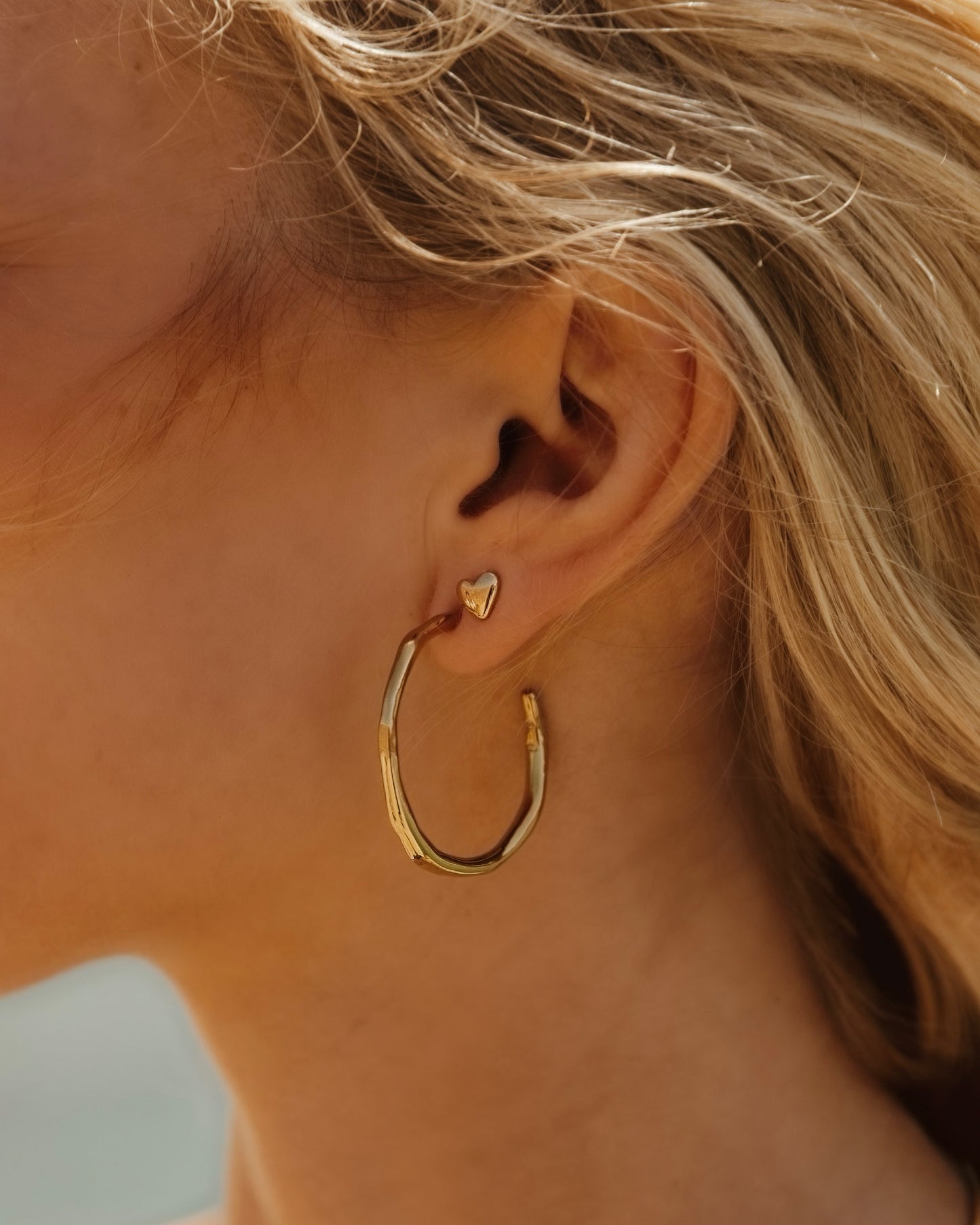 Tiny Heart Studs