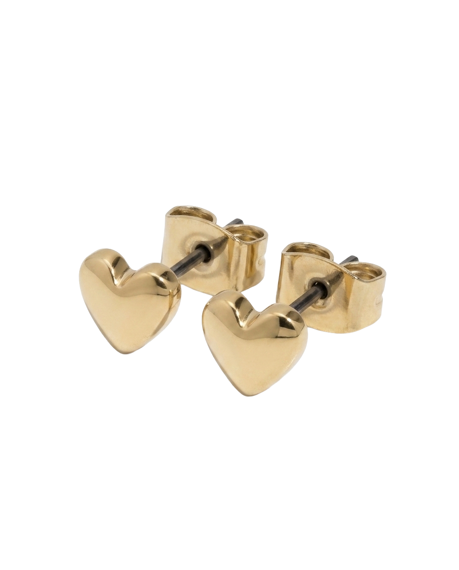 Tiny Heart Studs