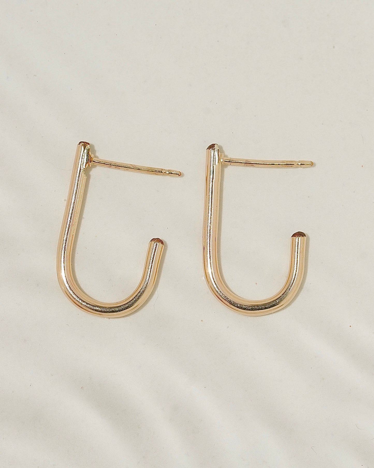 Lil Paperclip Hoops
