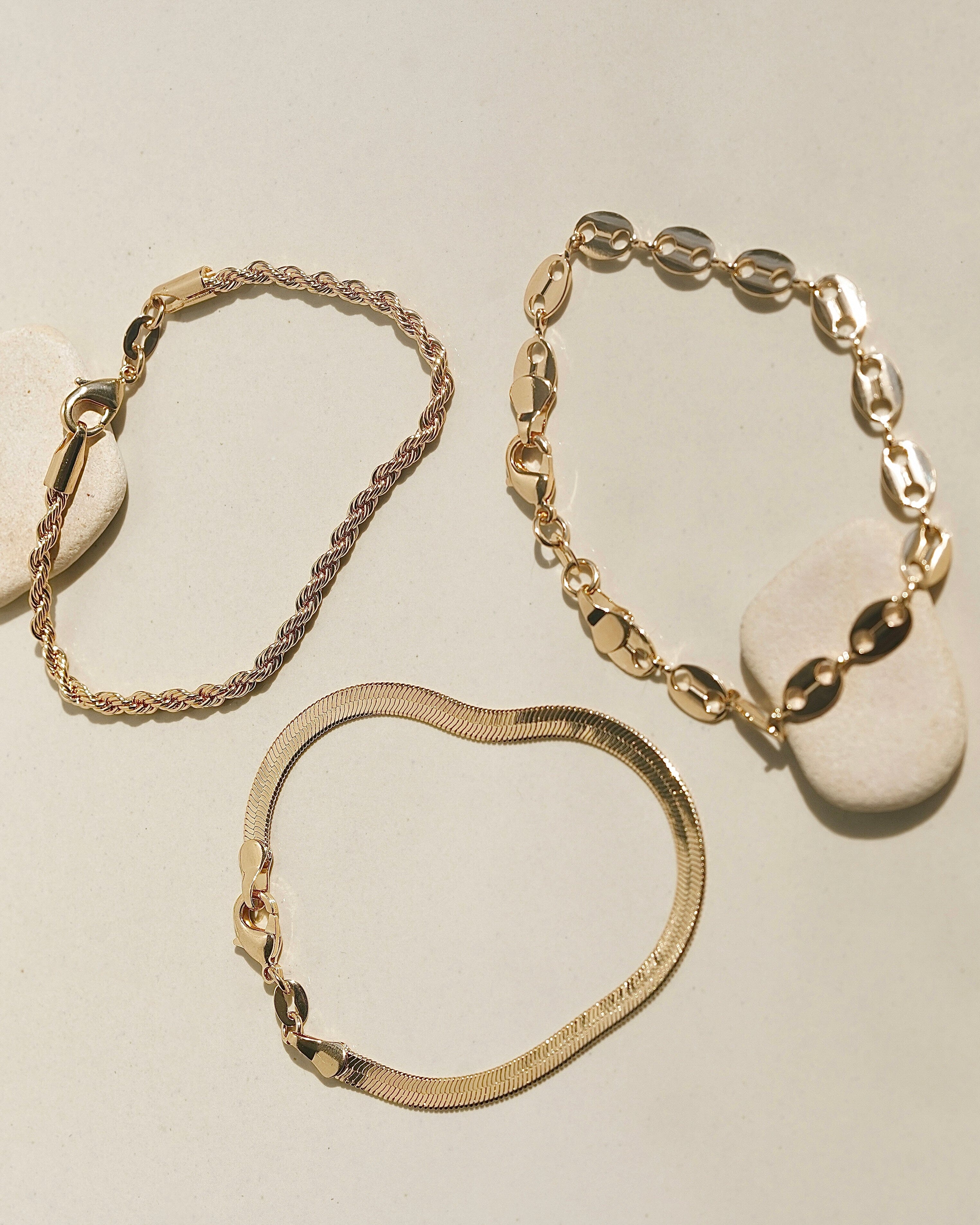 Gold statement bracelet, Gold orders chain bracelet