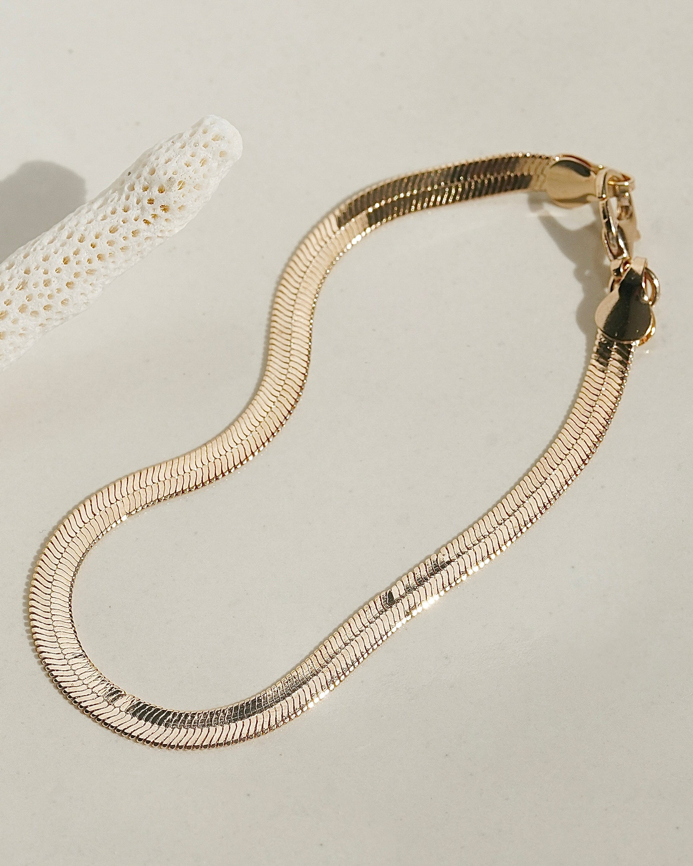 14K Gold Snake Bracelet, Handmade Gold Snake Bracelet, 14k Solid Gold Snake  Bracelet, 2.5mm Width Gold Polished Herringbone Chain Bracelet - Etsy