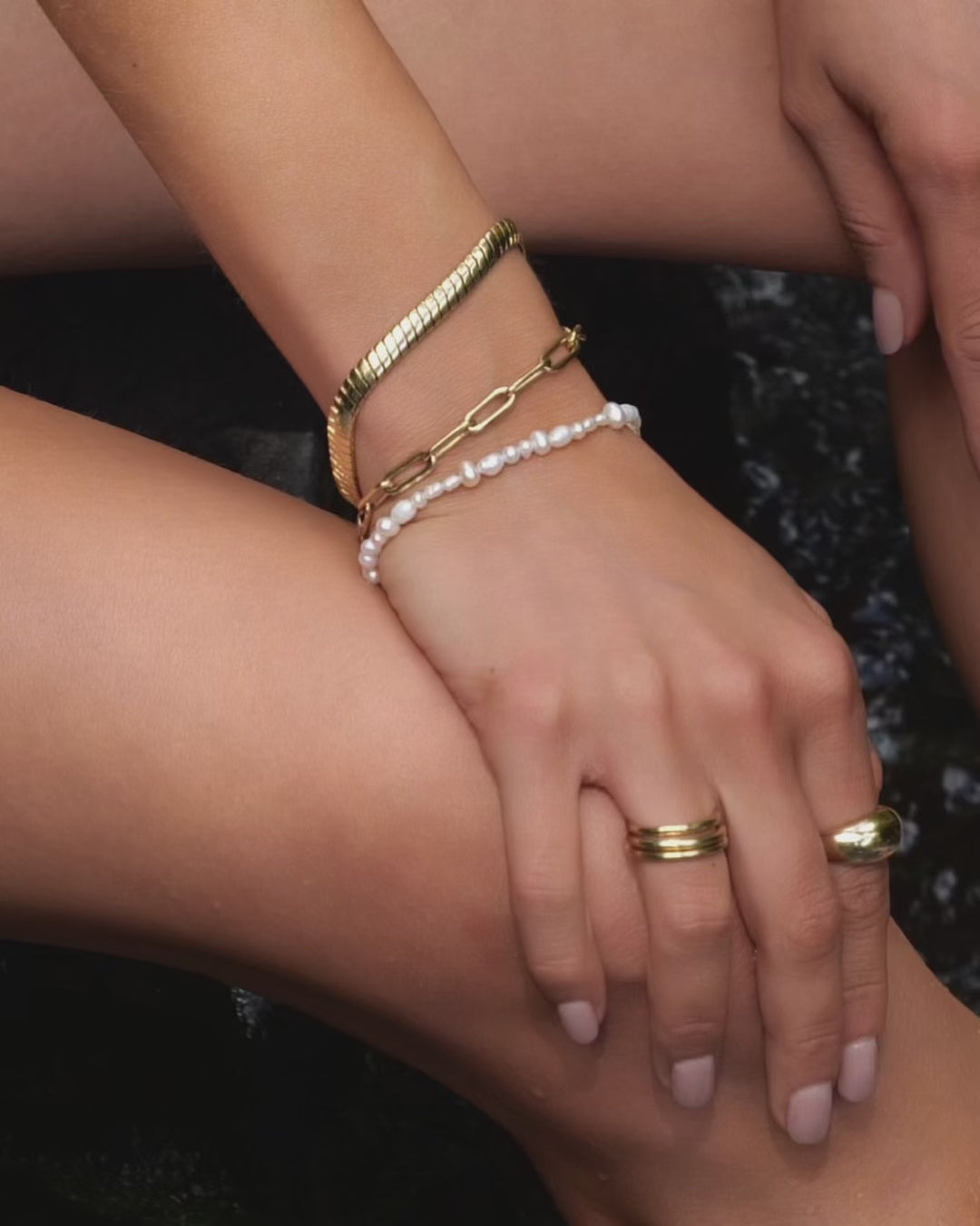 Pearl Bracelet Set – James Michelle