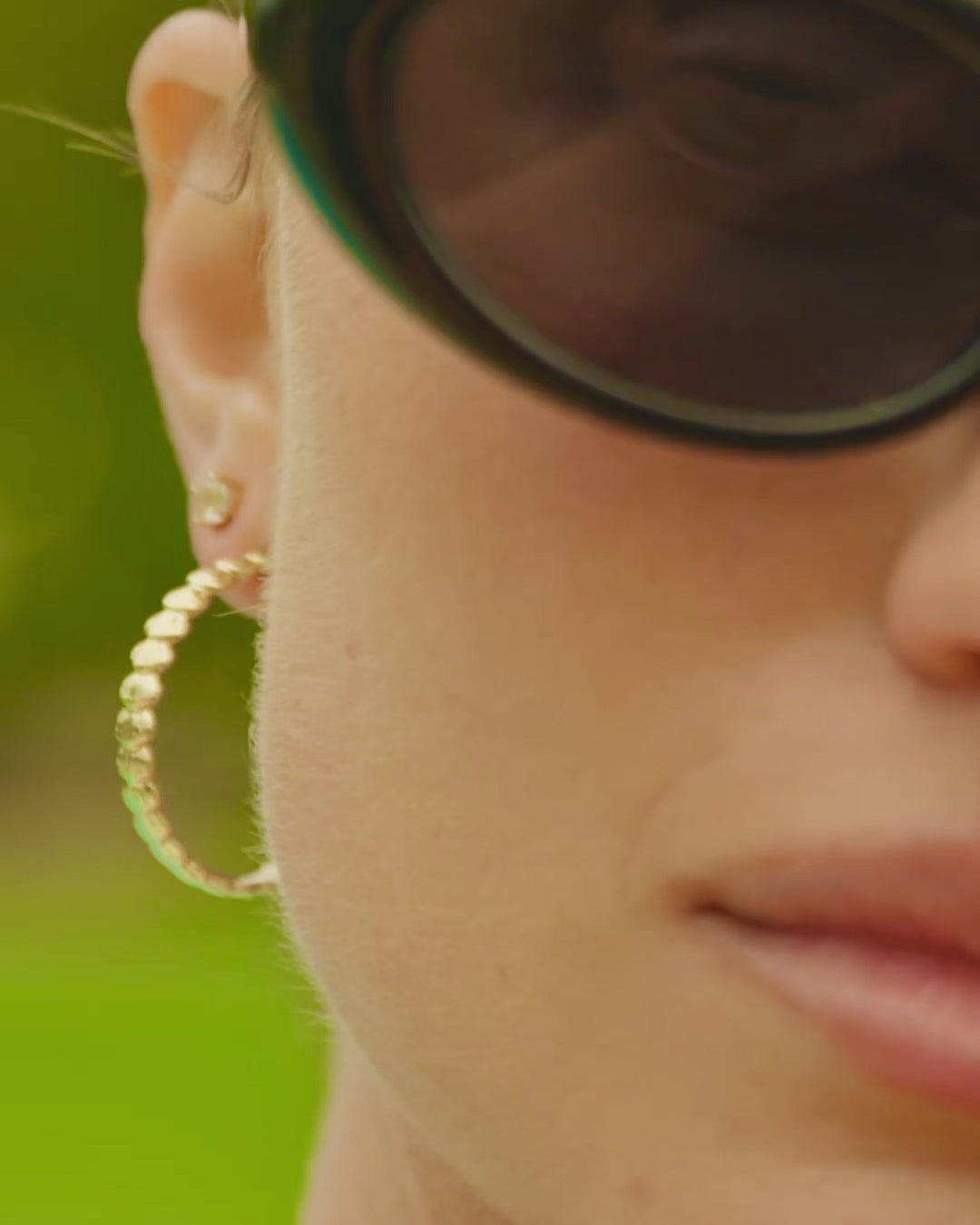 Shell Hoops | Waterproof Coastal Gold Earrings – James Michelle