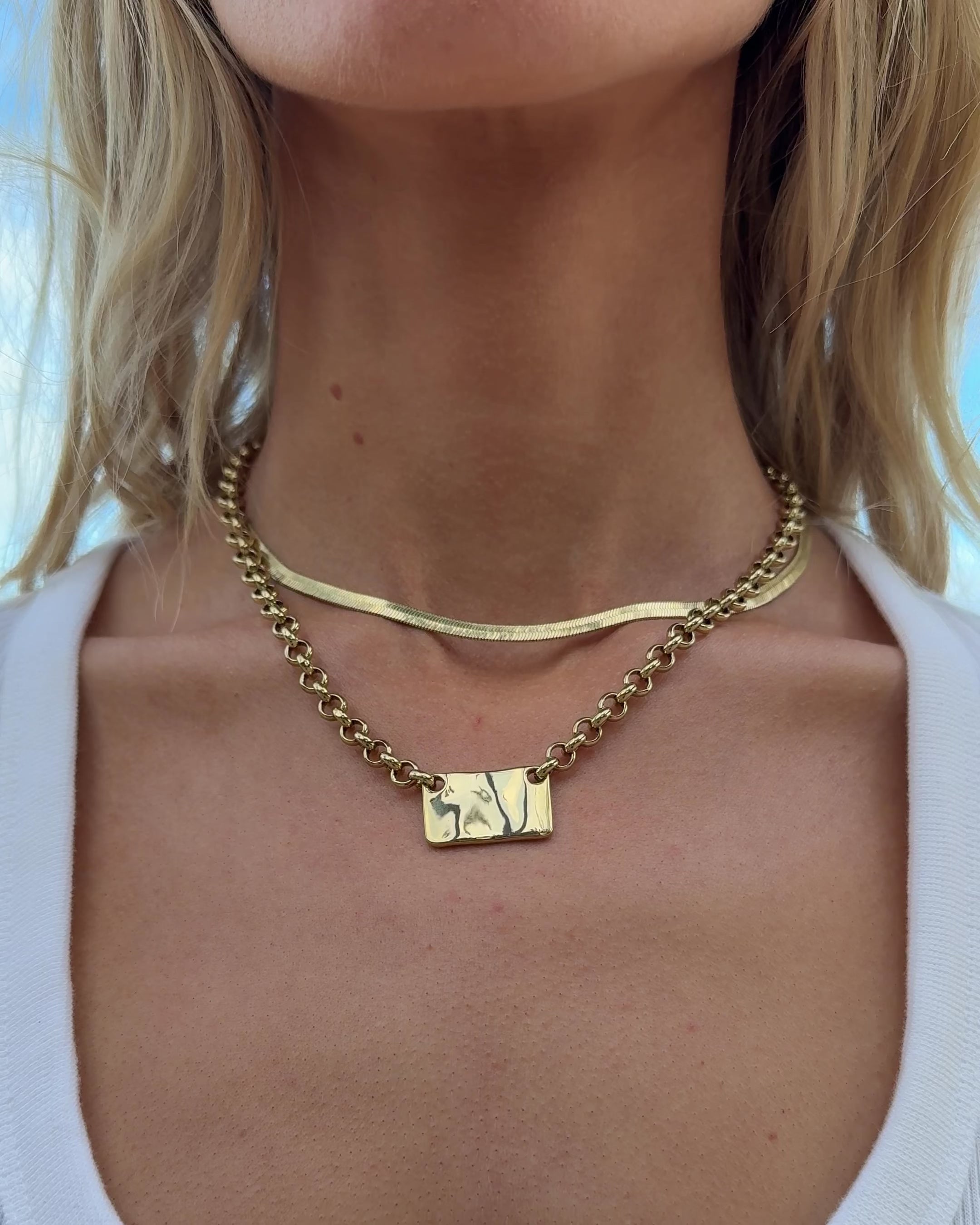 Chunky ID Necklace – James Michelle