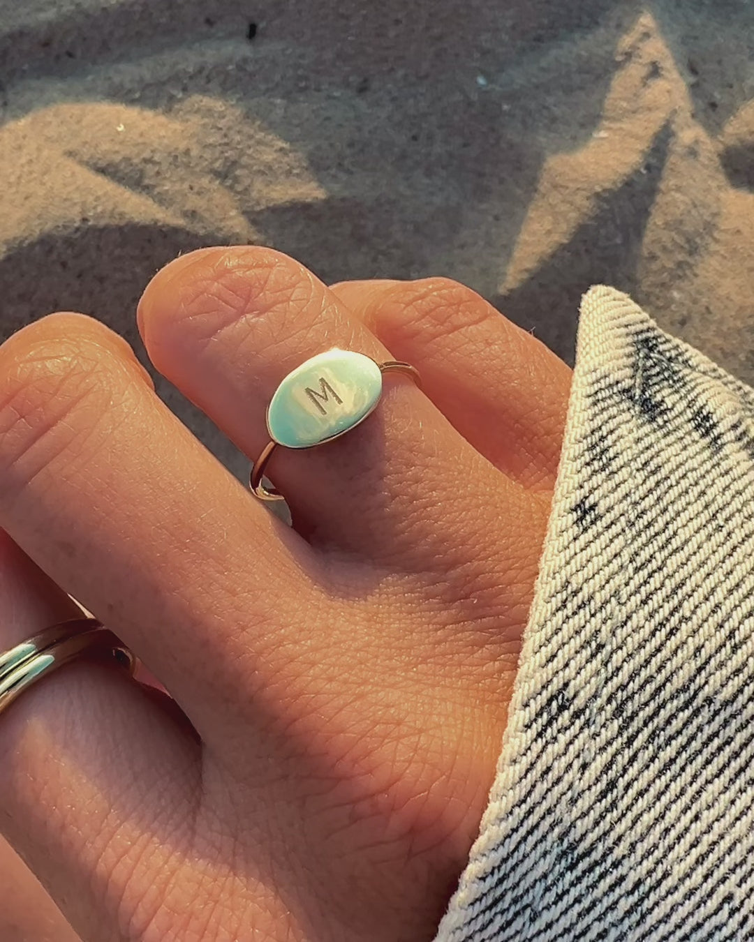 Initial Ring | James Michelle Jewelry