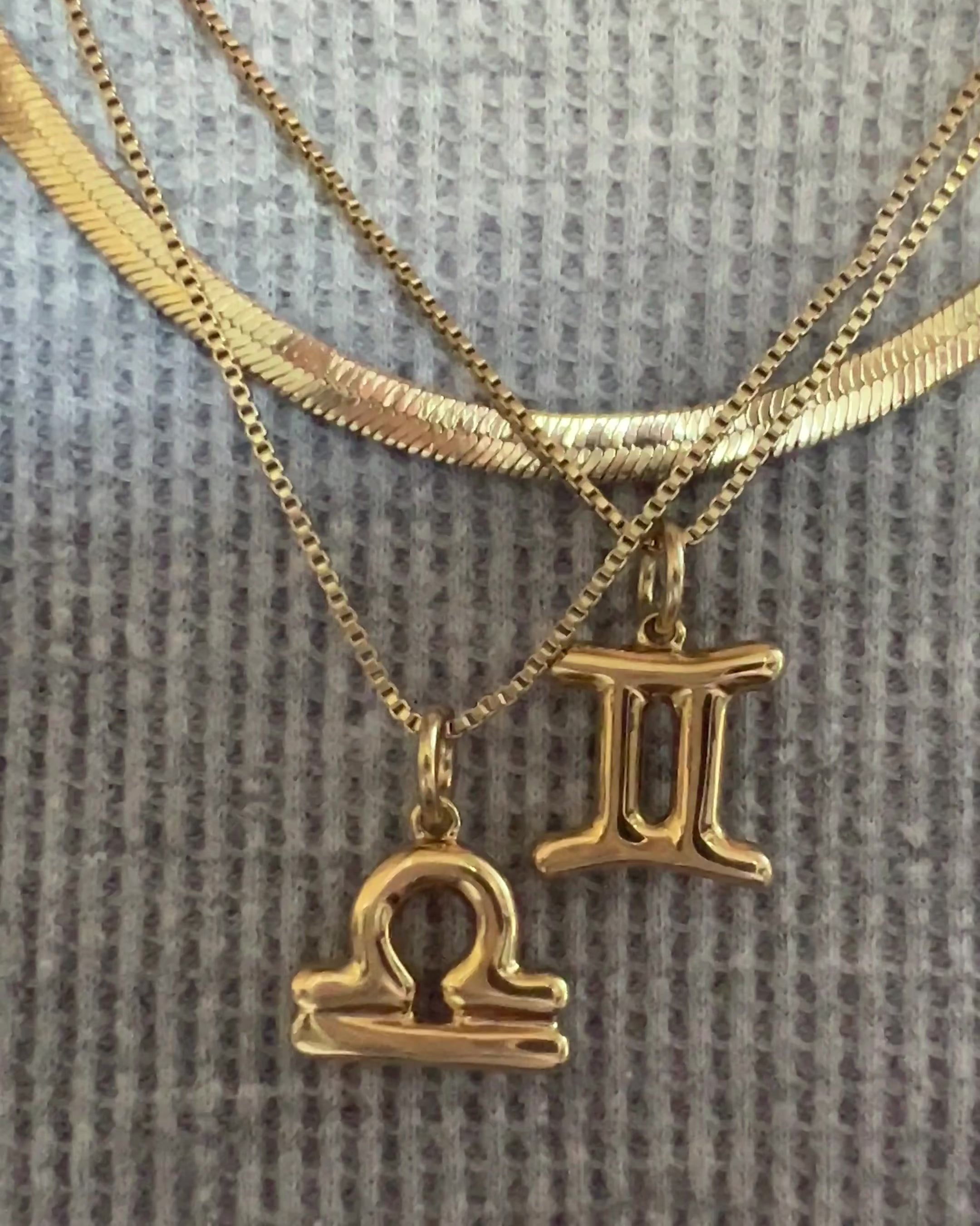 Bubble Zodiac Necklace – James Michelle