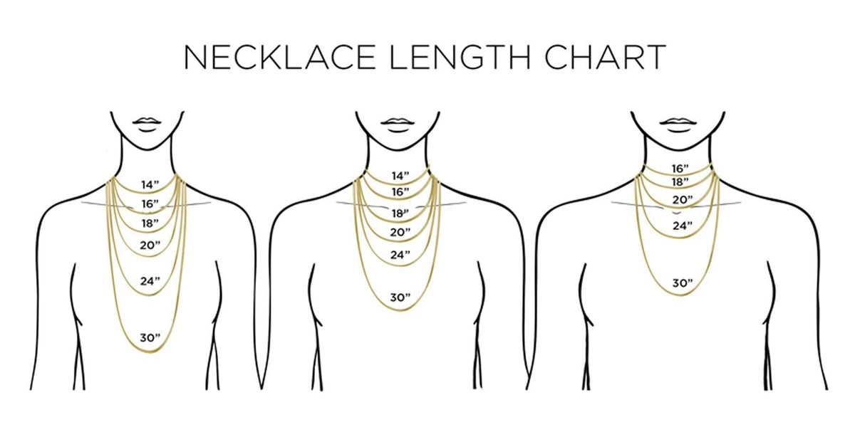 Chain Length Reference James Michelle Jewelry FAQs | All Your Jewelry Questions Answered Here