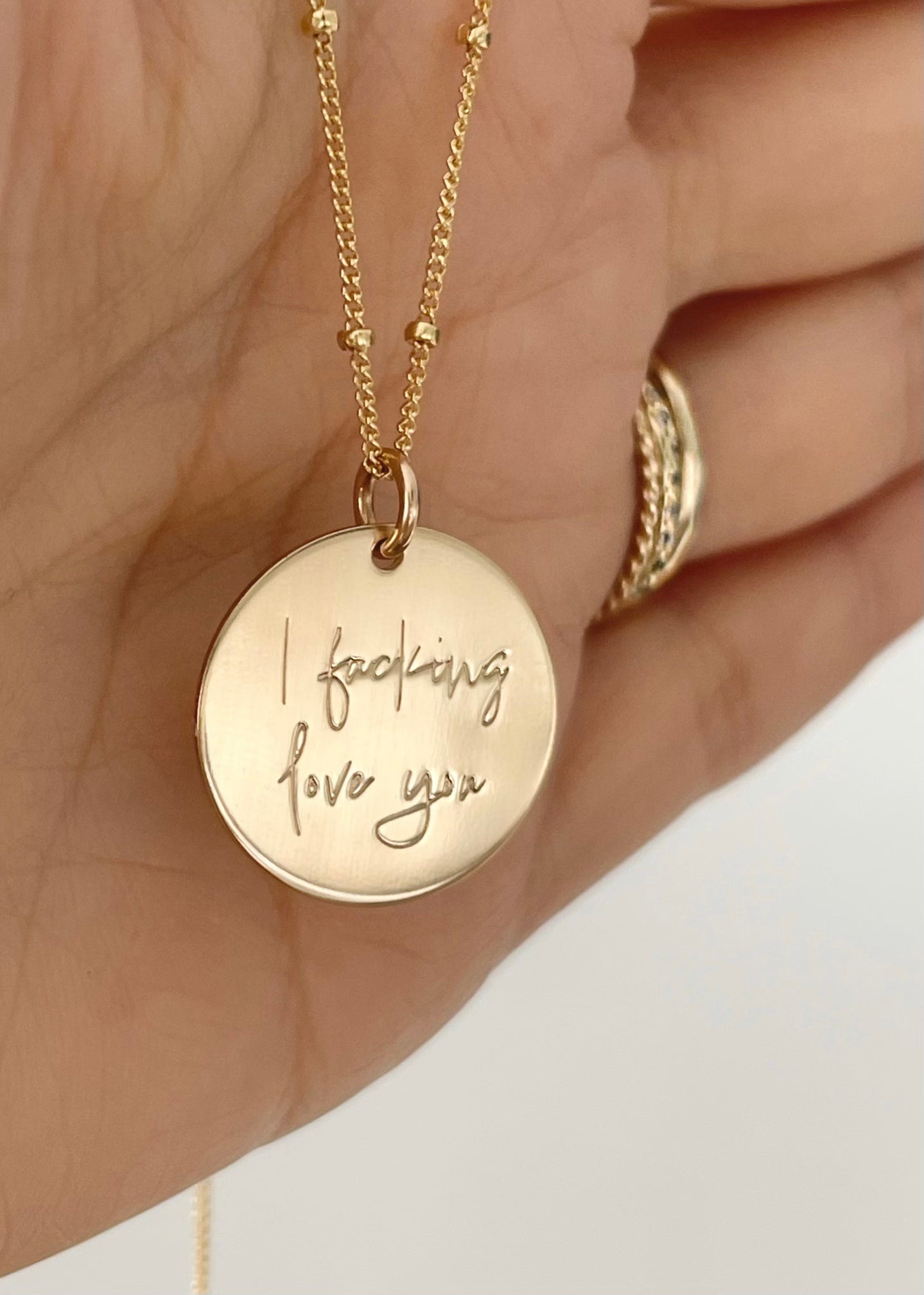 I F***ing Love You Necklace