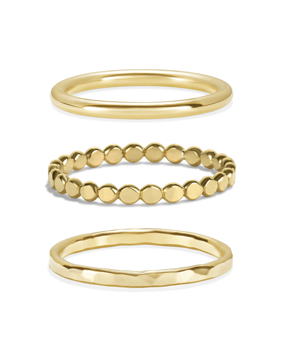 Basic Stacking Ring Set – James Michelle