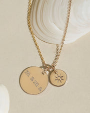 Mama Two Disc Necklace - James Michelle