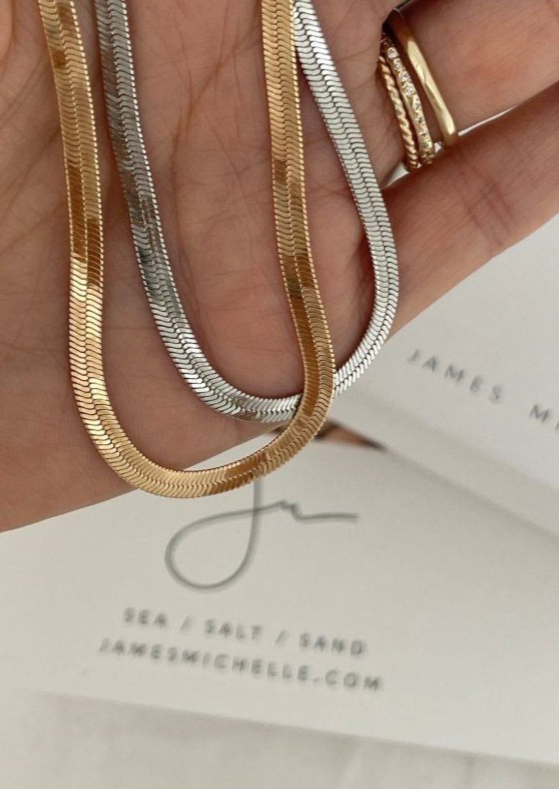 Gold Snake Chain | Waterproof Tarnish-Proof – James Michelle