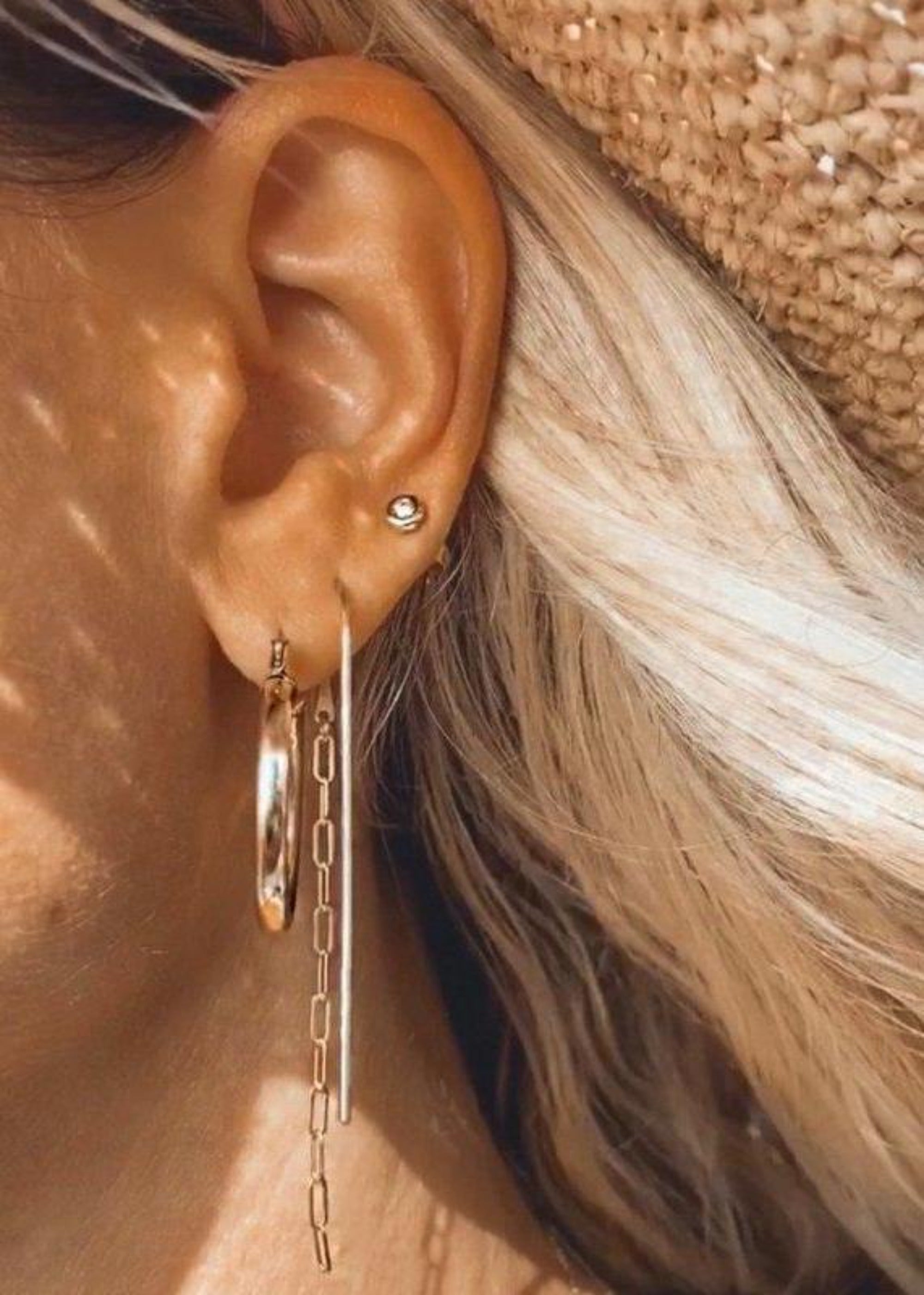Threader Earrings – James Michelle